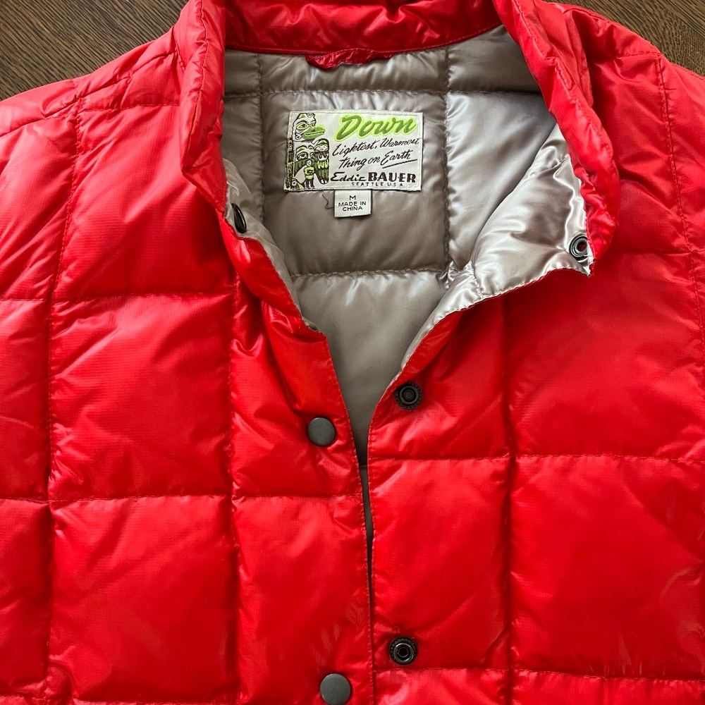 Puffer Jacket  Eddie Bauer Goose Down - Picture 2 of 10